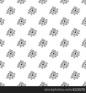 Amoeba pattern seamless in simple style vector illustration. Amoeba pattern vector