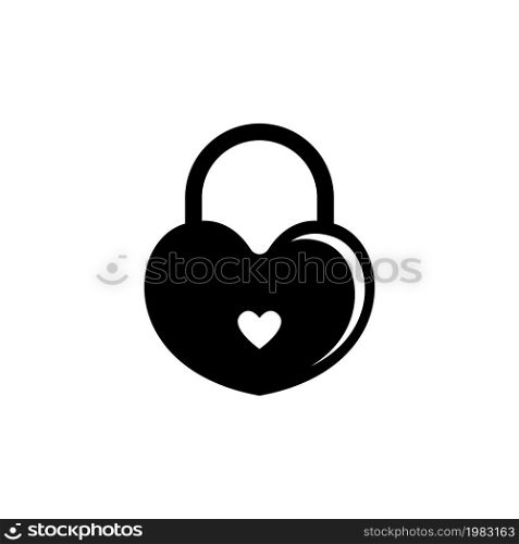 Amour Heart Lock, Love Wedding Padlock. Flat Vector Icon illustration. Simple black symbol on white background. Heart Lock, Love Wedding Padlock sign design template for web and mobile UI element. Amour Heart Lock, Love Wedding Padlock. Flat Vector Icon illustration. Simple black symbol on white background. Heart Lock, Love Wedding Padlock sign design template for web and mobile UI element.