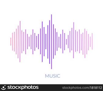 Amplified sound wave. Colorful design with sound frequency music audio waves for technology pattern vector abstract image on light background. Amplified sound wave. Colorful design with sound frequency music audio waves for technology vector image on light background