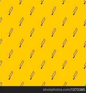 Amputation and surgical saw pattern seamless vector repeat geometric yellow for any design. Amputation and surgical saw pattern vector