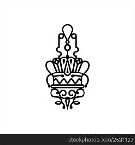 Amulet Icon, Good Luck Charm Icon Vector Art Illustration