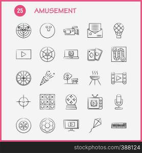 Amusement Hand Drawn Icons Set For Infographics, Mobile UX/UI Kit And Print Design. Include: Heart Balloon, Balloon, Heart, Love, Balloons, Decoration, Celebrations, Eps 10 - Vector