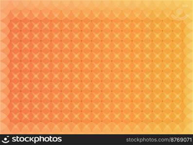 An abstract background composed of ovals resembling a flower. Gradient from light orange to dark   vecto