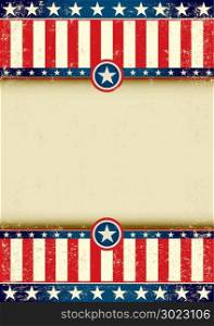 An american background witha large frame for your publicity