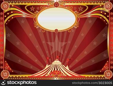 An horizontal circus background for your show.