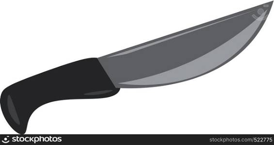 An image of a Butcher knife vector color drawing or illustration