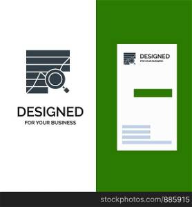 Analysis, Analytic, Analytics, Chart, Data, Graph Grey Logo Design and Business Card Template