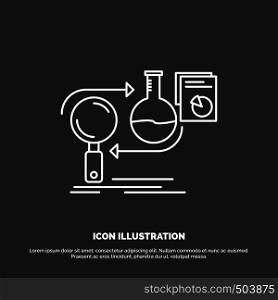 Analysis, business, develop, development, market Icon. Line vector symbol for UI and UX, website or mobile application. Vector EPS10 Abstract Template background