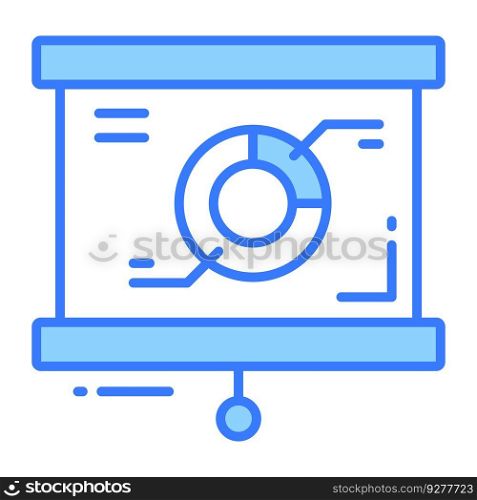 Analytics report icon for graphic and web design Vector Image