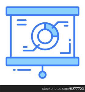 Analytics report icon for graphic and web design Vector Image