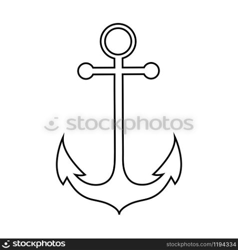 Anchor icon isolated on white background. Anchor Icon, Anchor Icon Eps10, Anchor Icon Vector, Anchor Icon Eps, Anchor Icon Jpg, Anchor Icon Picture, Anchor Icon Flat, Anchor Icon App, Anchor Icon Web.