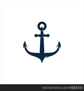 Anchor icon Logo Template vector illustration