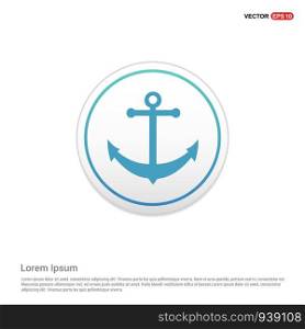 anchor icon - white circle button