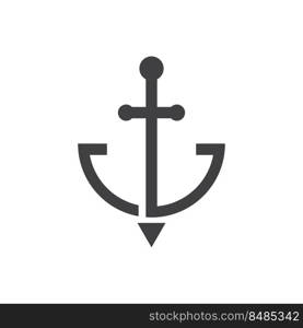 Anchor Logo Template vector symbol design