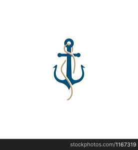 Anchor Logo vector flat design