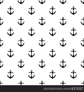 Anchor pattern seamless in simple style vector illustration. Anchor pattern vector