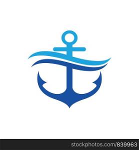 Anchor Ship logo template