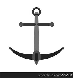 Anchor travel metal equipment iron heavy object. Vector ship vintage element sea nautical