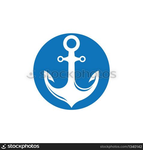 Anchor vector icon illustration design