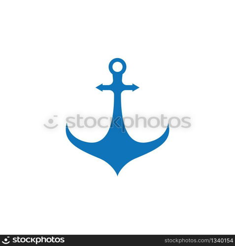 Anchor vector icon illustration design