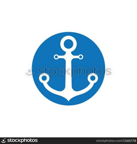 Anchor vector icon illustration design