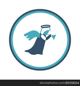 Angel creative icon from christmas icons Vector Image