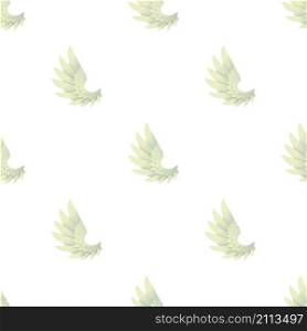 Angel wing pattern seamless background texture repeat wallpaper geometric vector. Angel wing pattern seamless vector