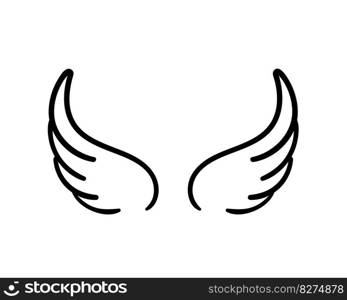 angel wings in heaven hawk feather wing pattern