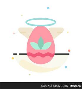 Angle, Celebration, Easter, Protractor Abstract Flat Color Icon Template