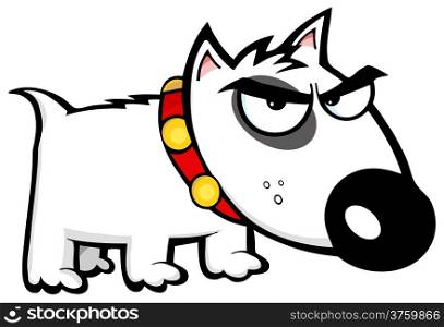 Angry Dog Bull Terrier