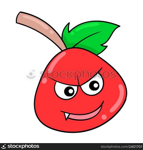 angry red face tomato