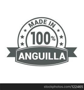 Anguilla st&design vector