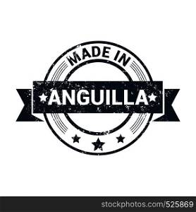 Anguilla stamp design vector