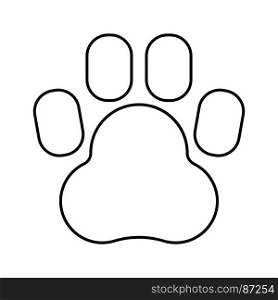 Animal footprint icon .
