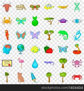 Animal icons set. Cartoon style of 36 animal vector icons for web for any design. Animal icons set, cartoon style