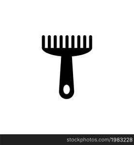 Animal Pet Comb, Puppy Dog Grooming. Flat Vector Icon illustration. Simple black symbol on white background. Animal Pet Comb, Puppy Dog Grooming sign design template for web and mobile UI element. Animal Pet Comb, Puppy Dog Grooming. Flat Vector Icon illustration. Simple black symbol on white background. Animal Pet Comb, Puppy Dog Grooming sign design template for web and mobile UI element.