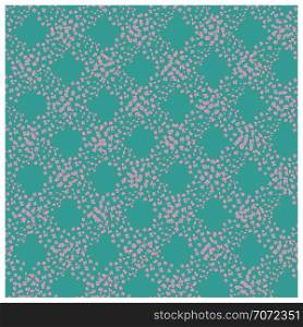Animal print seamless pattern. Pastel green background. Animal ornament illustration. Sketch wrapping paper, textile, background. Vector illustration. . Animal print endless texture pattern of rhombuses.