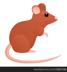 Animal rat icon. Cartoon of animal rat vector icon for web design isolated on white background. Animal rat icon, cartoon style
