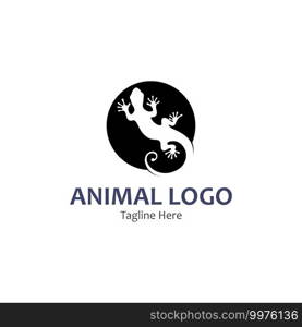 animal vector lizard salamander gecko crocodile and reptiles design logo