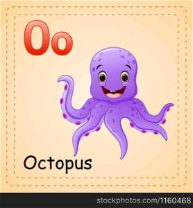 Animals alphabet: O is for Octopus