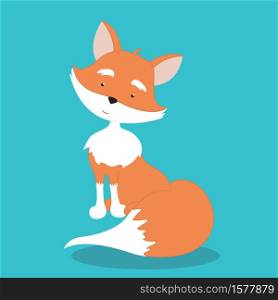 animals, fox, 06, Vector, illustration, cartoon, graphic, vectors, illus