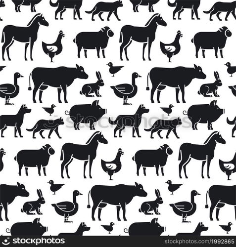 animals seamless pattern