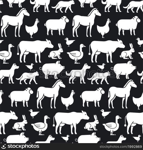 animals seamless pattern