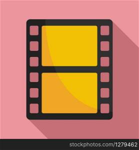 Animation film icon. Flat illustration of animation film vector icon for web design. Animation film icon, flat style