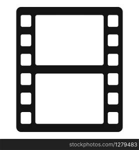 Animation film icon. Simple illustration of animation film vector icon for web design isolated on white background. Animation film icon, simple style