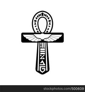 Ankh Egypt icon in simple style isolated on white background. Ankh Egypt icon, simple style