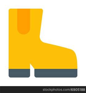 ankle boot, icon on isolated background