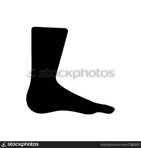 Ankle icon vector logo template