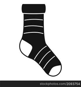 Ankle sock icon simple vector. Sport ankle sock.. Ankle sock icon simple vector. Sport ankle sock