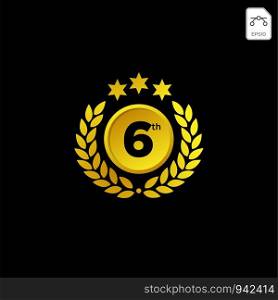 anniversary emblem 1-99 gold luxury vector decoration. anniversary emblem 1-99 gold luxury vector decoration illustration